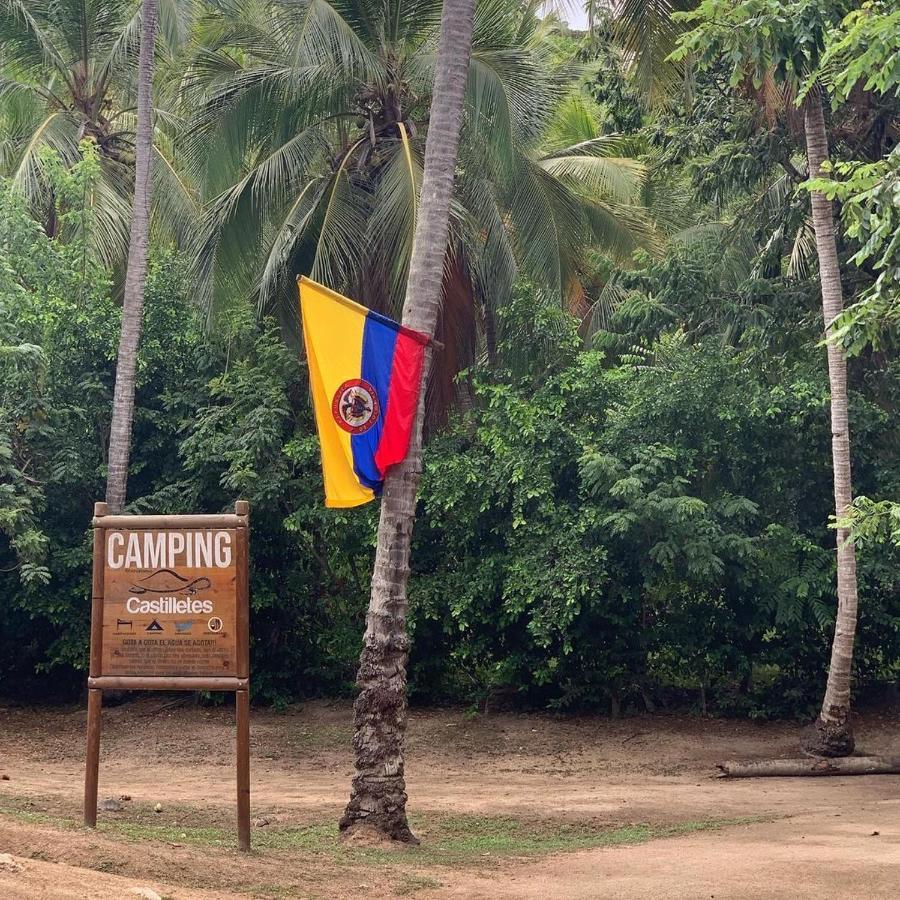 엘 자이노 Camping Castilletes Parque Tayrona B&B 외부 사진