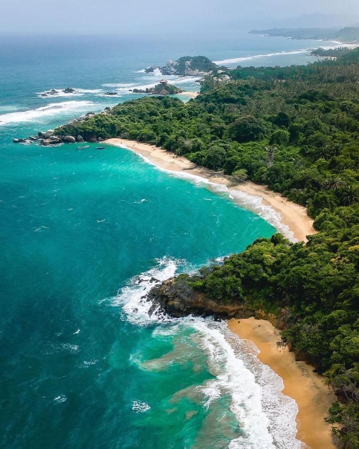 엘 자이노 Camping Castilletes Parque Tayrona B&B 외부 사진